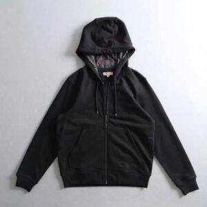 Burberry Sweatshirt zip Black interior monogram