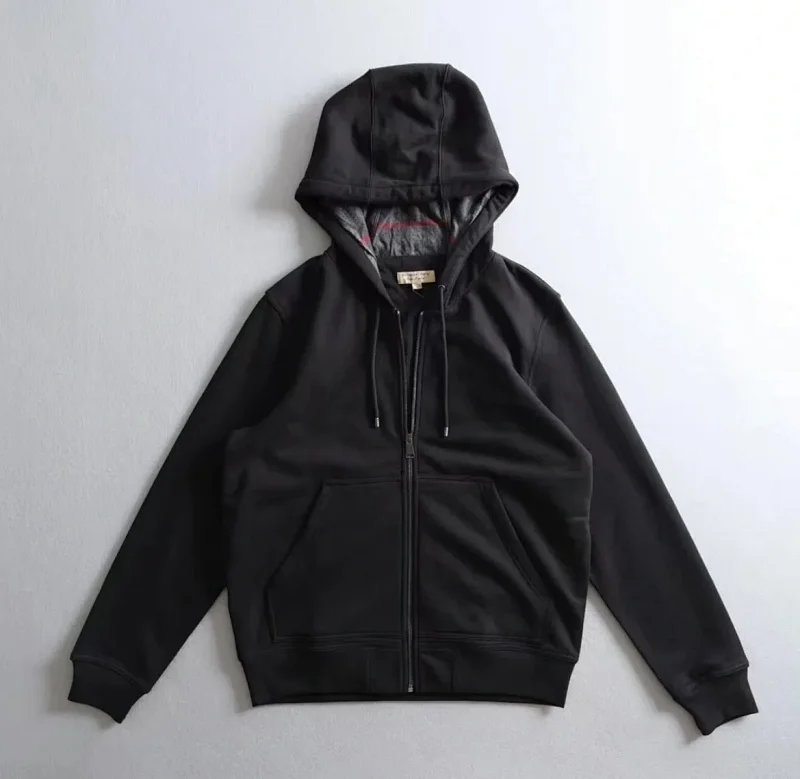 Burberry Sweatshirt zip Black interior monogram