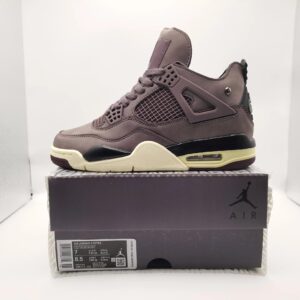 Nike air jordan 4 black red purple raptors