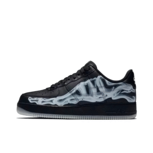 Nike Air Force 1 Halloween Skeleton green black glow
